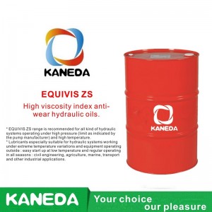 KANEDA EQUIVIS ZS Oleje hydrauliczne o wysokim wskaźniku lepkości, odporne na zużycie.